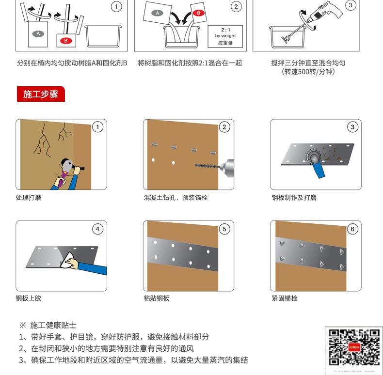 包钢剑川粘钢加固施工过程